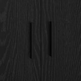 Storage Cabinet 2 pcs Black Oak 108 x 41 x 40 cm 866668