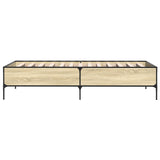 Bed Frame without Mattress Sonoma Oak 100x200 cm 844962