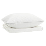 90% Goose Down Duvet Set FULDA 2 pcs 150 x 200 cm Summer White 3442141