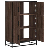 Highboard Brown Oak 68x35x106.5 cm Engineered Wood and Metal 849073