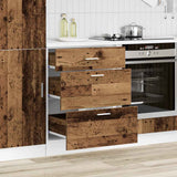 Kitchen Base Cabinet Lyon Old Wood Engineered Wood 854257