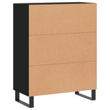Sideboard Black 69.5x34x90 cm Engineered Wood 827749