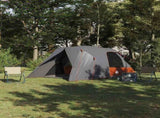 Dome Tent 4-Person with Roof Grey and Orange 455 x 252 x 178 cm 42001022