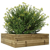 Garden Planter 80x80x23 cm Impregnated Wood Pine 847202