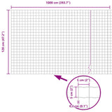 Euro Fence 1.2 x 10 m PVC-coated iron 42004622