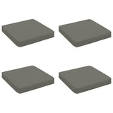 4-Piece Seat Cushions VUGHT 4 pcs 100% Polyester Grey 946277