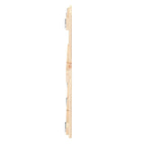 Wall Headboard 204x3x60 cm Solid Wood Pine 824828