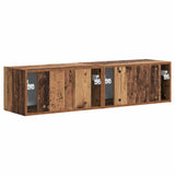 TV Wall Cabinet Wall-mounted 2 pcs Old Wood 60 x 31 x 29.5 cm 892206