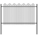Spike Arch Fence DRONTEN Black 42030093
