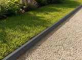Garden Cover Profile 10 pcs 100 x 5 x 5 cm Steel Anthracite 8012997