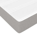Pocket Spring Bed Mattress Medium Light Grey 152x203x20 cm Queen 347878