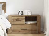 Bedside Cabinet Artisan Oak 35 x 60 x 50 cm Engineered Wood 881088