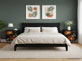 Bedside Cabinet LOCHEM 2 pcs Black Oak 36 x 33 x 51 cm 8007232