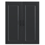 Dishwasher Panel Kalmar Black 80 x 31 x 100 cm Engineered Wood 884795