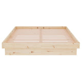 819902 Bed Frame without Mattress Solid Wood 120x200 cm