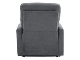 Electric Riser Recliner Chair for Elderly, Dark Grey Fabric Lift & Recline Armchair with Adjustable 02012291