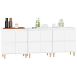 Sideboards 3 pcs White 60x35x70 cm Engineered Wood 3185767