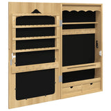 Mirror Jewellery Cabinet Wall Mounted 37.5x10x67 cm 353222
