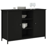 Sideboard Black 100x35x70 cm Engineered Wood 835514