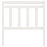 Bed Headboard White 106x4x100 cm Solid Wood Pine 814080