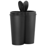 Duo Bin Trash Can Black 50 L 150692