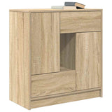 Sideboard with Drawers and Doors Sonoma Oak 70.5x34x74.5 cm 861843