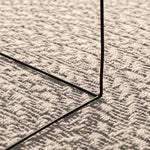 ZNTS Rug ZIZUR Cream Ø 120 cm Jute Look Indoor and Outdoor 4010385