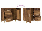 Sideboard Old Wood 69.5 x 34 x 90 cm Engineered Wood 8009841