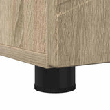 Bathroom Cabinet with Storage Sonoma Oak 30 x 35 x 192 cm 883336
