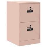 File Cabinet Geometric Pink 44 x 50 x 74.5 cm Cold-Rolled Steel 891593