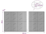 Gabion with 3.5 mm Wire and 5x2.5 cm Mesh 800x10x200 cm 3461626