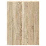 TV Wall Cabinet Sonoma Oak 59.5 x 31 x 80 cm Engineered Wood 892361