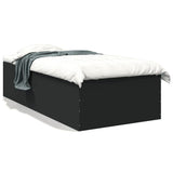 Bed Frame without Mattress Black 90x190 cm Single 3280973