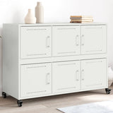 Sideboard White 100.5x39x72 cm Steel 846745