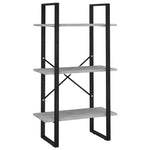 5-Tier Book Cabinet Concrete Grey 60x30x175 cm Engineered Wood 3081982