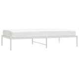 Metal Bed Frame without Mattress White 100x190cm 350907