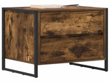 Bedside Table 2 pcs Smoke Oak 50 x 39.5 x 50 cm Engineered Wood 886683