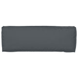 Pallet Cushion Set 2 pcs Anthracite 120 x 40 x 8 cm 42001698