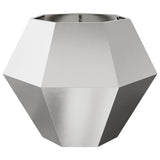 Planter Silver 100 x 100 x 80 cm Stainless Steel 884032