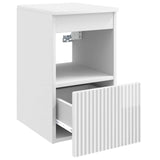 Bathroom Cabinet High Gloss White 30 x 35 x 50 cm 890486
