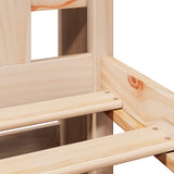 Bookcase Bed without Mattress 180x200 cm Super King Solid Wood Pine 3322347