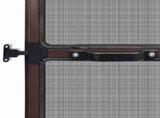 Brown Hinged Insect Screen for Doors 120 x 240 cm 141566