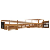 Outdoor Sofa Set 7 pcs Natural 3383622