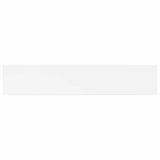 Floating Wall Shelf White 120x23.5x3.8 cm MDF 323820