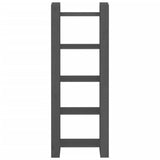 Book Cabinet/Room Divider Grey 60x35x160 cm Solid Wood 813891
