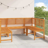 Garden Bench Set 5 pcs Brown Solid acacia wood 3328690