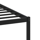Metal Bed Frame without Mattress Sonoma Oak 193x203 cm 4007722