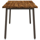 120 x 90 x 75 cm Solid Acacia Wood Natural and Coffee 937547