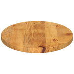 ZNTS Table Top 100x40x2.5 cm Oval Solid Wood Mango 370860