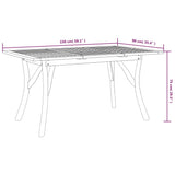 Garden Table 150x90x75 cm Solid Wood Acacia 363308
